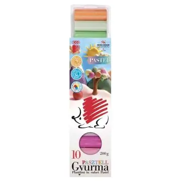 ICO Süni Gyurma - 10 db-os, pasztell színű, 200 g Alacsony ár