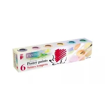 Expressz kézbesítés ICO Süni Pasztell színű tégelyes tempera - 6 db-os CSOMAGOLÁSSÉRÜLT