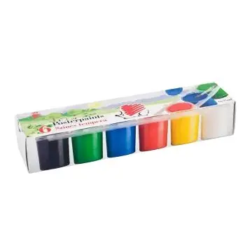Legkelendőbb ICO Süni Színes tégelyes tempera - 6 db-os