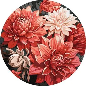 Végkiárusítás Ideyka Festés számok szerint, Ünnepi csokor - 39 cm