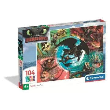 Olcsó Így neveld a sárkányodat puzzle - 104 darabos