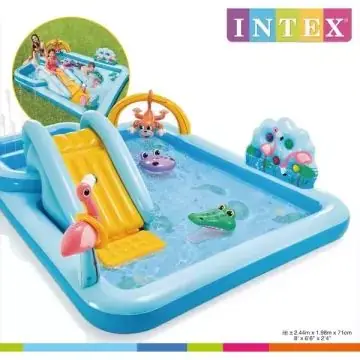 Intex Dzsungel kaland játékcenter - 244 x 198 x 71 cm CSOMAGOLÁSSÉRÜLT Bestseller