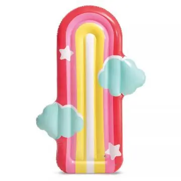 Intex Szivárvány matrac felhőkkel - 175 x 117 cm Gyors szállítás