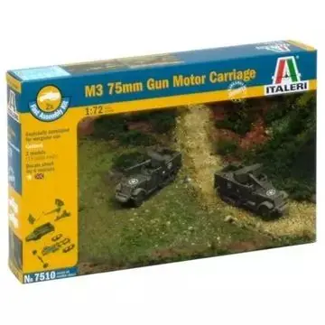 Italeri 75 mm M3 félhernyótalpas páncélozott szállító jármű makett, 1 72 Csak ma