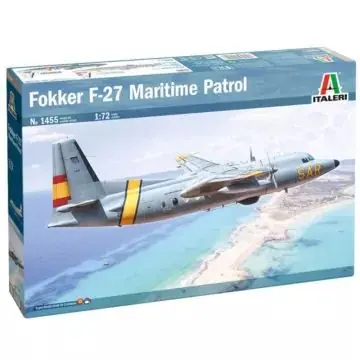 Italeri Fokker F-27 Maritime Patrol repülőgép makett, 1 72 Szuper ajánlat