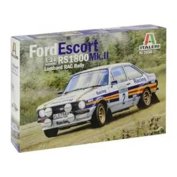 Italeri Ford Escort RS1800 autó makett, 1 24 Szuper ajánlat