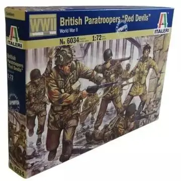 Italeri II. világháborús brit ejtőernyősök, 1 72 Expressz szállítás
