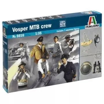 Biztonságos fizetés Italeri II. világháborús brit Vosper gyorsnaszád személyzet, 1 35 - CSOMAGOLÁSSÉRÜLT