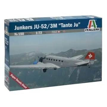 Italeri Junkers JU-52 3/m TAN repülőgép makett, 1 72 Legjobb ár
