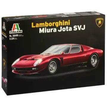 Legjobb ár Italeri Lamborghini Miura Jota SVJ autó makett, 1 24