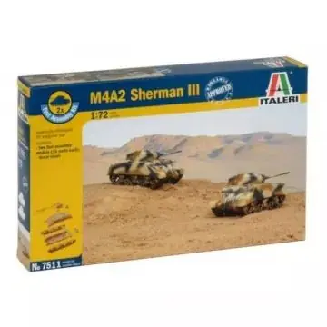 Akciós ár Italeri M4A2 Sherman III karckocsi makett, 1 72