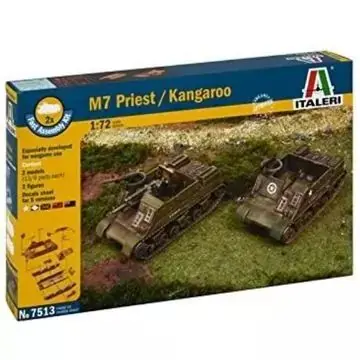 Korlátozott ajánlat Italeri M7 Priest és Kangaroo katonai jármű makett, 1 72