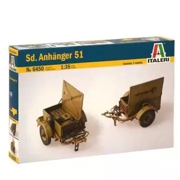 Italeri Sd. Anhanger 51 Lőszerszállító pótkocsi makett, 1 35 Olcsóbb