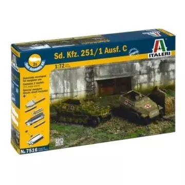 Italeri Sd.Kfz.251/1 Ausf.C lövészpáncélos makett, 1 72 Exkluzív ajánlat