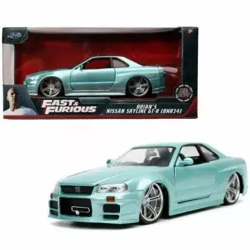 Ne maradj le Jada Toys Halálos iramban kisautó, 1 32 - Brian‘s Nissan Skyline GT-R