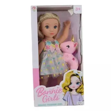 Gyors kiszállítás Játékbaba mini unikornis plüssel - Bonnie, 29 cm