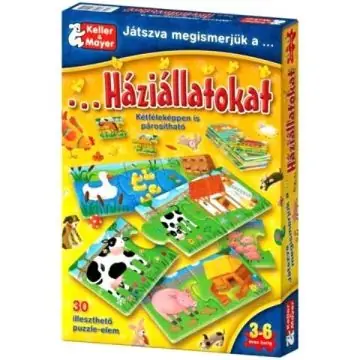 Olcsó Játszva megismerjük a háziállatokat