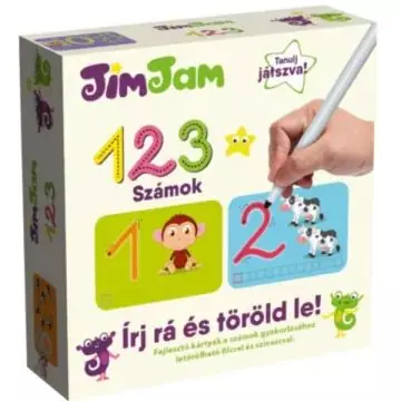 JimJam Írj rá és töröld le! - Számok Azonnal elérhető