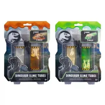 Jurassic World dinós slime kémcsőben - többféle Korlátozott ajánlat