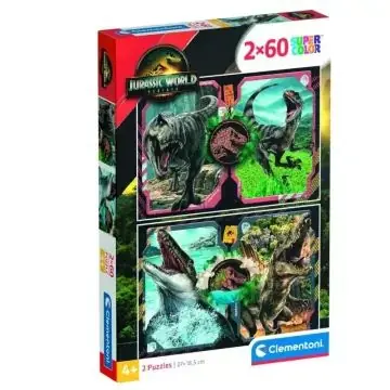 Jurassic World puzzle - 2 x 60 darabos Rendeld meg most