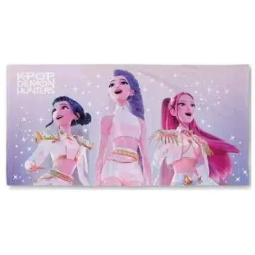 K-POP Démon Hunters Girls Fürdőlepedő 70x140cm, 100% pamut Legnépszerűbb
