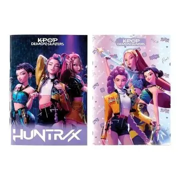 Biztonságos fizetés K-POP Demon Hunters Huntrix vonalas füzet 4. osztálytól - A/4-es, kétféle