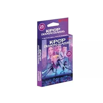 Vásárlói kedvenc K-Pop Demon Hunters gyűjthető matricák szupercsomagban - 5 x 5 db matrica