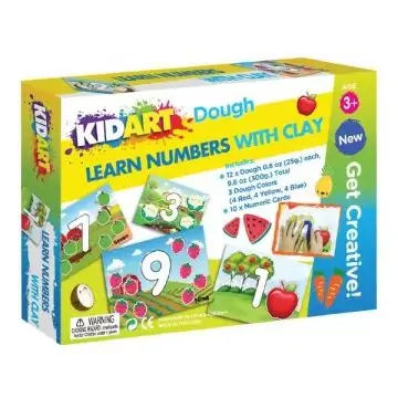 Kid Art Játékos számtanulás gyurmázással Ne maradj le