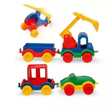 Biztonságos fizetés Kid Cars nagy displayben - 54 darabos