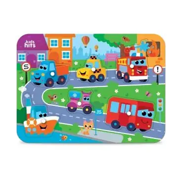 Kids Hits Fa formaillesztő - Városi járművek Végkiárusítás