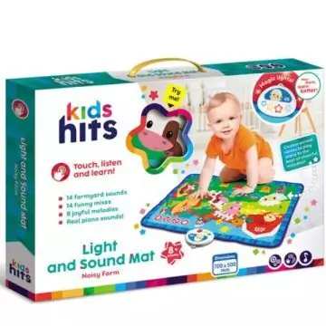 Kids Hits Játszószőnyeg hang- és fényhatásokkal - Zajos farm Azonnal elérhető