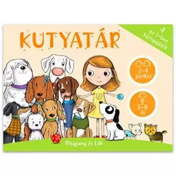 Azonnal elérhető Kutyatár 4 az 1-ben kártyajáték