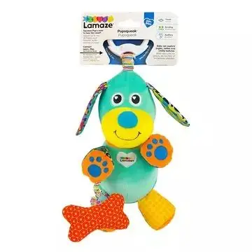 Lamaze Pupsqueak, a kölyökkutya bébijáték Kedvezményes ár