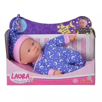 Laura Little Star baba sötétben világító pizsamával Akció