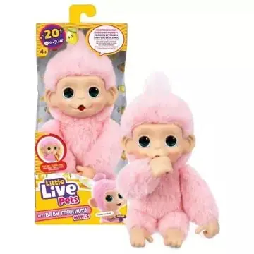 Little Live Pets Mini Maki majom interaktív plüss - Luna Lemon Biztonságos fizetés