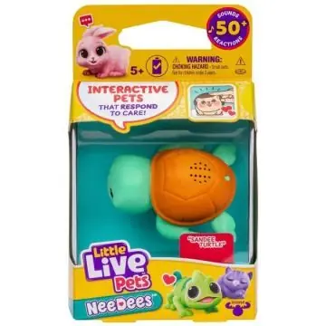 Népszerű Little Live Pets Needees Gyűjthető kiskedvencek - Sandee teknős
