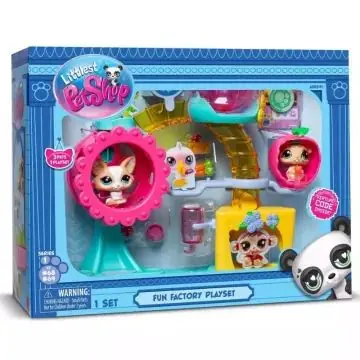 Bestseller Littlest Pet Shop Mókagyár játékszett 2 db figurával, 1. széria