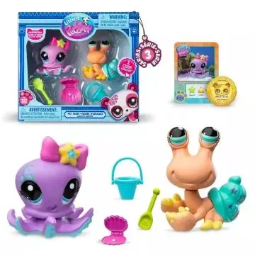 Olcsóbb Littlest Pet Shop Páros játékkészlet, 7. generáció, 3. széria - 154 és 155