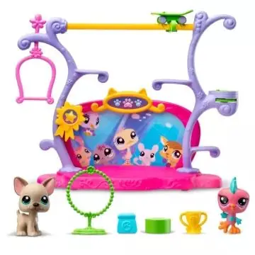 Kedvezményes ár Littlest Pet Shop Tehetséges állatok játékszett 2 db figurával, 1. széria
