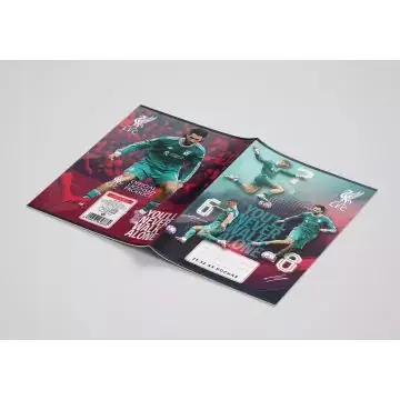 Olcsóbb Liverpool Négyzetrácsos füzet - 32 lapos - A5