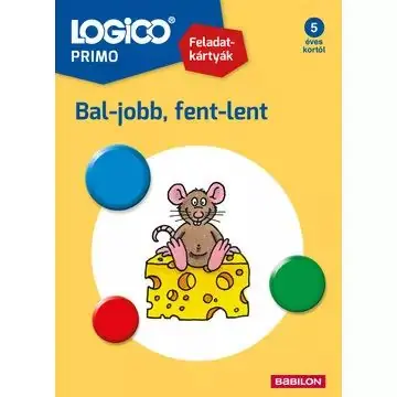 Logico Primo feladatkártyák - Bal-jobb,fent-lent Alacsony ár