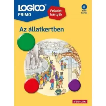 Logico Primo Az állatkertben feladatkártyák Újdonság
