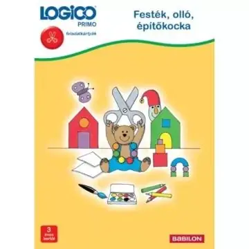 Utolsó esély Logico Primo Festék, olló, építőkocka - Feladatkártyák - új kiadás