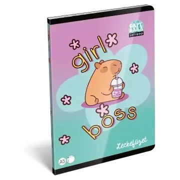 Lollipop Capybara Leckefüzet - A/5-ös Szuper ajánlat