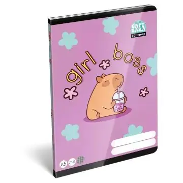 Lollipop Capybara Négyzetrácsos füzet - A/5-ös Utolsó esély