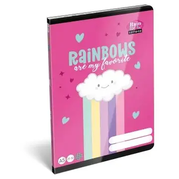 Lollipop Rainbow Négyzetrácsos füzet - A/5-ös Újdonság