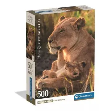 Macskaszerelem kompakt puzzle - 500 darabos Korlátozott ajánlat