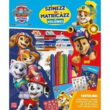 Akció Mancs Őrjárat – Színezz és matricázz velünk!
