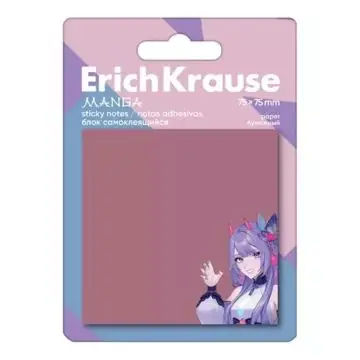Legnépszerűbb Manga mintás öntapadós jegyzettömb - 75 x 75 mm, 50 lapos