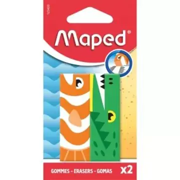 Utolsó esély Maped Animals radír készlet - többféle, 2 db-os